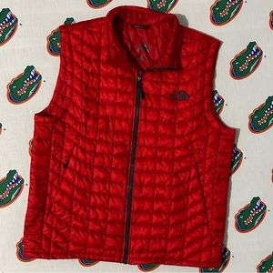 Mens North Face Bubble Puffer Thermoball Vest Jacket Size Large